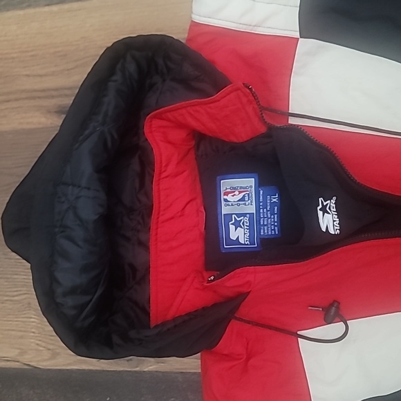 NBA Miami Heat VINTAGE ANORAK STARTER JACKET/Brand NBA Runs big - Picture 5 of 13